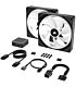 Corsair iCUE Link QX140 RGB 140mm PWM fans starter kit - Black