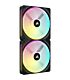 Corsair iCUE Link QX140 RGB 140mm PWM fans starter kit - Black