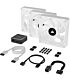 Corsair iCUE Link QX120 RGB 120mm PWM fans starter kit - White
