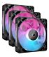Corsair iCUE Link RX120 RGB 120mm PWM fan Triple starter kit