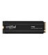 Crucial T700 2TB M.2 NVMe Gen5 with Heatsink NAND SSD