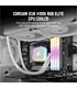 Corsair iCUE H100i Elite RGB 240mm Liquid CPU Cooler - White