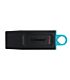 Kingston 64GB USB 3.2 Datatraveler Exodia Black and Teal