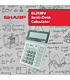 Sharp EL-2128V 12-Digit Semi-Desk Calculator