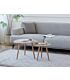 Everfurn Bohemian Nesting Coffee Tables 2 - Piece Set