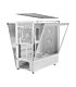 Antec FLUX Mid-Tower E-ATX Gaming Chassis Wood Front Panel - White