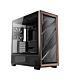 Antec FLUX ATX WOOD Mid Tower Gaming Chassis  Black