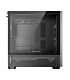 Antec FLUX ATX WOOD Mid Tower Gaming Chassis  Black