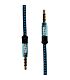 Gizzu 3.5mm AUX Cable 1.5m - Black/Blue