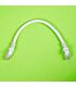 Gizzu Cat6 UTP Fly Lead Ethernet Network Cable 20cm - White