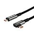 Gizzu 100W 10Gbps Type-C Angled 1m Cable