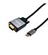Gizzu Full HD Type-C to VGA Cable (1.8m) - Black