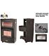 Alva 3 Panel Dual Infrared Radiant Gas and Electric Indoor Heater
