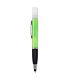 Geeko 3 in 1 Sanitizer Spray Stylus and Blue ink Pen- 3 Functions-Refillable Sanitizer Container with Spray Nozzle Green