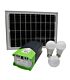 GIZZU 10W Solar Panel Lighting Kit
