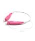 AllRing HBS730 Flexible Bluetooth Ver 4.0 Wireless Hand Free Sports Stereo Headsets Neckband Style Earphones - Pink