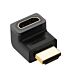 UGreen HD112 HDMI 4K Male to Female Up-angled Connector - Black