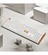 Keychron K10 HE Special Edition Full-size Hot-Swap Gateron Dbl-Rail Nebula Switch RGB Wireless Keyboard - White (Wood + Al)