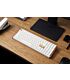 Keychron K4 HE 96% Magnetic Switch Hot-Swap RGB Wireless Keyboard – White (Wood + Aluminium)