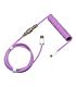 Cooler Master Type-C Coiled Cable Purple