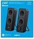 Logitech - Z207 2.0 Stereo Computer Speakers with Bluetooth