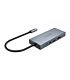 Orico 5 in 1 [1 x HDMI | 1xUSB3.0 | 1xVGA | 1x3.5mm | 1xType-C PD] Multifunctional Docking Station - Grey