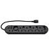 Multi Plug 5x16A 5x5A 0.5m IEC Cord Black