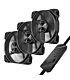 Antec NOVA 120 PWM Fan 3 Pack with Speed Controller - Black