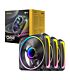 Antec ORBIT PWM 120mm ARGB Fan 3 Pack - Black