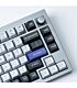 Keychron Double Shot KSA PBT Keycap Set - Dark Grey/White Smoke