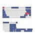 Keychron Double-Shot PBT OSA Keycap Set - Blue and White