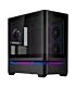 Asus Prime AP202 ARGB Curved Tempered Glass Micro-ATX Chassis – Black