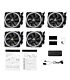 Antec Prizm 120 ARGB Case Fan 5 Pack + Controller - Black