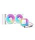 DeepCool LE240 V2 240mm ARGB AIO CPU Liquid Cooler - White