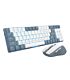 Redragon BS8772 Wireless Keyboard and Mouse Combo - Grey/White