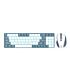 Redragon BS8772 Wireless Keyboard and Mouse Combo - Grey/White