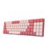 Redragon BS8772 Wireless Keyboard and Mouse Combo - Red/Pink