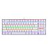 REDRAGON KUMARA Mechanical 87 Key|RGB Backlit Gaming Keyboard - White
