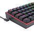 Redragon K616 FIZZ Pro 61-Key RGB Mechanical Gaming Keyboard – Black (60%, RGB, Wireless/Wired, Hot-Swappable)