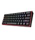 Redragon K617 FIZZ 60% Wired RGB Gaming Keyboard - Black