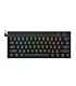 REDRAGON Noctis 61Key Red Switch RGB Low Profile Gaming Mechanical Keyboard - Black