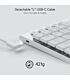 Redragon K632 HORUS Mini 60% RGB Wired Gaming Keyboard – White