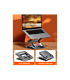 Triple Lift Adjustable Aluminium Laptop Stand