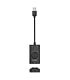 Orico USB External Sound Card with 2 x Headset and 1 x Microphone port and Volume Control - Black