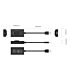 Orico USB External Sound Card with 2 x Headset and 1 x Microphone port and Volume Control - Black