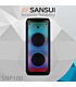 Sansui Bluetooth True Wireless Dual 10" Party Speaker - Black