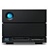 Seagate LaCie 2Big Dock 20TB Dual Thunderbolt 3 and DisplayPort RAID Drive