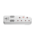 SWITCHED 3 PIN Adaptor-2x16A2X5A 3PIN Euro+Medium Surge+Type C+Type A