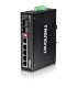 TrendNet 6-Port Hardened Industrial Gigabit DIN-Rail Switch