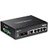 TrendNet 6-Port Hardened Industrial Gigabit DIN-Rail Switch